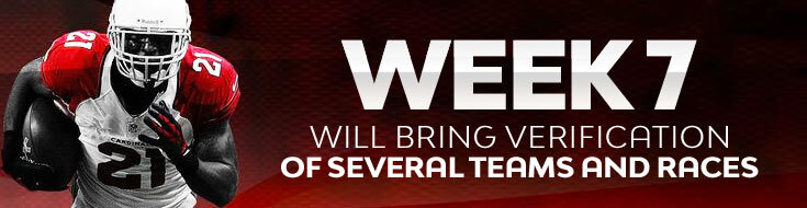 NFL Week 7 Will Bring Verification of Several Teams and Races