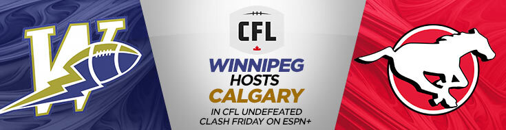 Calgary Stampeders vs. Winnipeg Blue Bombers CFL Odds (07-15-2022)