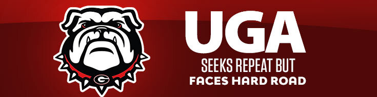 Georgia Bulldogs Seeks Repeat but Faces Hard Road