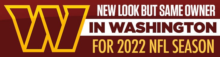 New Look But Same Owner in Washington Commanders for 2022 NFL Season