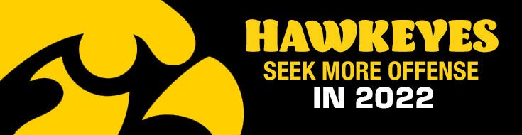 Iowa Hawkeyes Seek More Offense in 2022