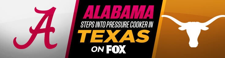 Alabama Crimson Tide vs. Texas Longhorns NCAAF Odds (09-10-2022)