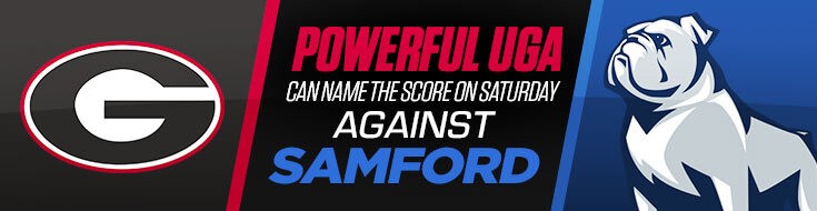Samford Bulldogs vs. Georgia Bulldogs NCAAF Betting Odds (09-10-2022)