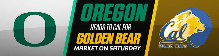 Oregon Ducks vs. California Golden Bears NCAAF Betting Action (10-29-2022)