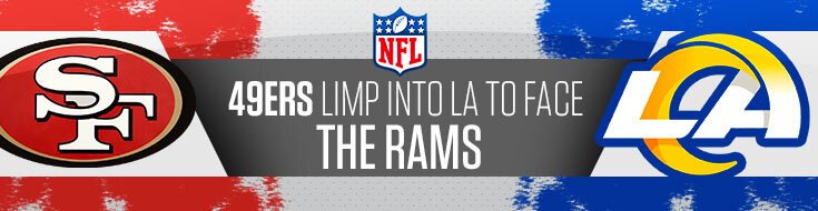 San Francisco 49ers vs. Los Angeles Rams NFL Betting Action (10-30-2022)