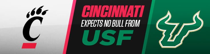 USF Bulls vs. Cincinnati Bearcats College Football Betting Odds (10-08-2022)