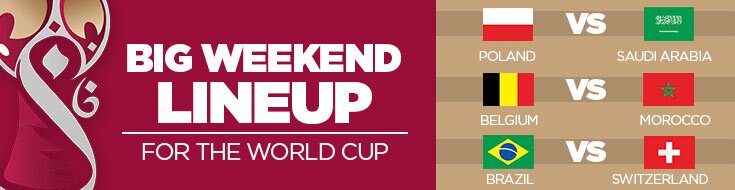 Big Weekend Lineup for the 2022 FIFA World Cup