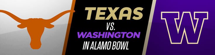 2022 Alamo Bowl Texas Longhorns vs. Washington Huskies Odds (12-29-2022)