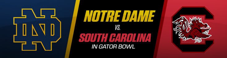 2022 Gator Bowl Notre Dame vs. South Carolina Betting Preview (12-30-2022)