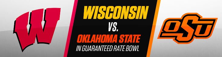2022 Guaranteed Rate Bowl Wisconsin vs. Oklahoma State Odds (12-27-2022)