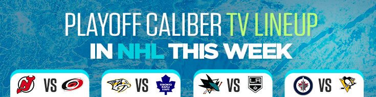 Playoff Caliber TV Lineup in NHL This Week
