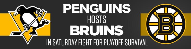 Boston Bruins vs. Pittsburgh Penguins Betting Information & Odds (04-01-2023)