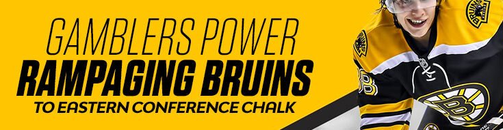 Gamblers Power Rampaging NHL Bruins to Eastern Conference Chalk.