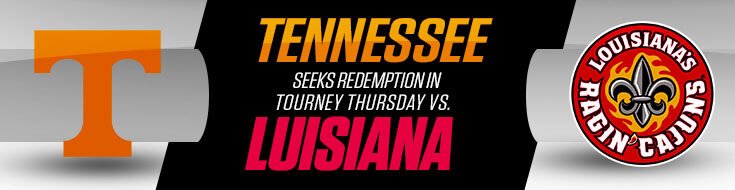 Louisiana Ragin’ Cajuns vs. Tennessee Volunteers Latest Odds (03-16-2023)