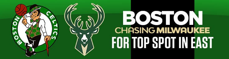 NBA Boston Celtics Chasing Milwaukee for Top Spot In East