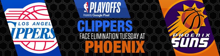 Clippers vs. Suns 2023 NBA Playoffs First Round Game 5 Betting Odds (04-25-2023)