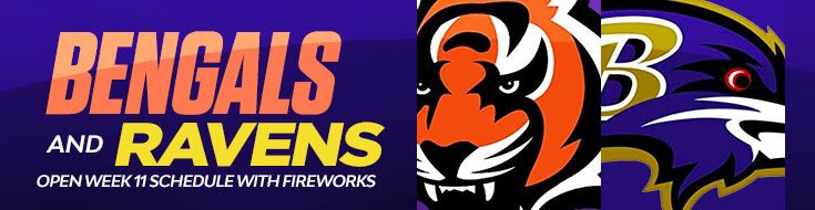 Bengals and Ravens Open Week 11 Schedule With Fireworks