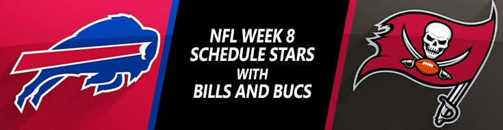 NFL Week 8 Schedule Stars With Bills & Bucs