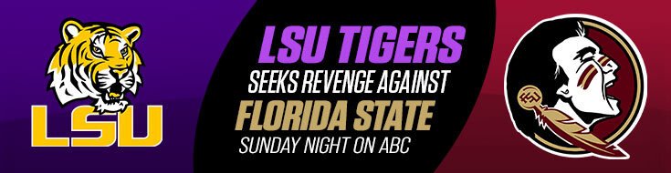 LSU Tigers vs. Florida State Seminoles College Football Betting Odds (09-03-2023)