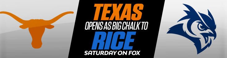 Rice Owls vs. Texas Longhorns NCAAF Betting Odds, Preview & Picks (09-02-2023)