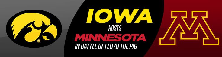 Minnesota Golden Gophers vs. Iowa Hawkeyes NCAAF Updated Odds (10-21-2023)