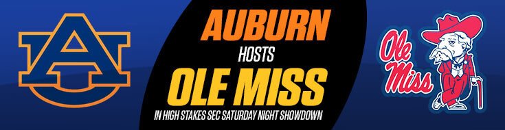 Ole Miss Rebels vs. Auburn Tigers NCAAF Betting Odds, Picks & Preview (10-21-2023)