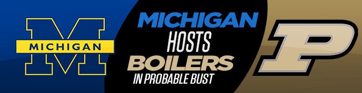 Purdue Boilermakers vs. Michigan Wolverines NCAAF Game Odds (11-04-2023)