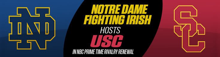 USC Trojans vs. Notre Dame Fighting Irish NCAA Football Betting Picks (10-14-2023)