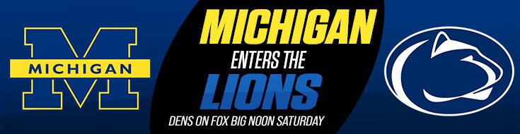Michigan Wolverines vs. Penn State Nittany Lions NCAAF Game Odds (11-11-2023)