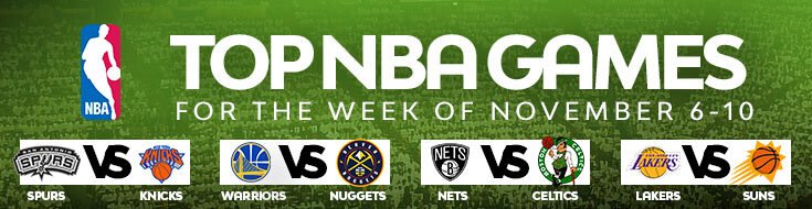 Top NBA Games for the Week of November 6-10