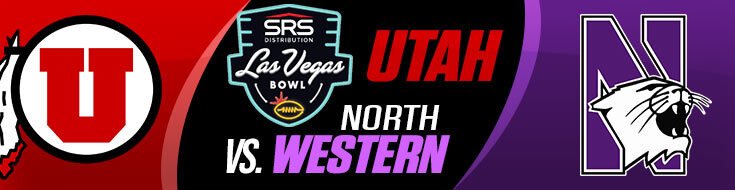 2023 Las Vegas Bowl Utah Utes vs. Northwestern Wildcats Betting Odds (12-23-2023)