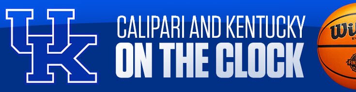 Calipari and Kentucky Wildcats on the Clock