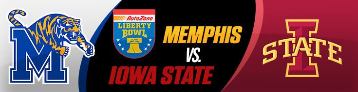 Liberty Bowl Memphis vs. Iowa State NCAAF Betting Analysis & Odds (12-29-2023)