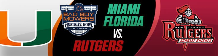 Pinstripe Bowl Miami-FL vs. Rutgers NCAAF Betting Odds & Picks (12-28-2023)