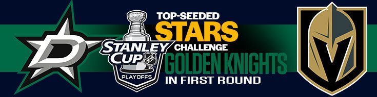 2024 Stanley Cup Playoffs Stars vs. Golden Knights Game 1 Odds (04-22-2024)