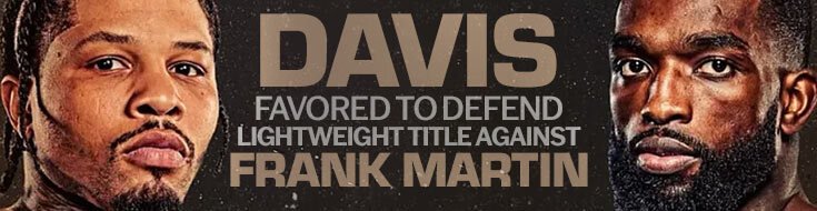 WBA Lightweight Title Gervonta Davis vs. Frank Martin Betting Odds (06-15-2024)
