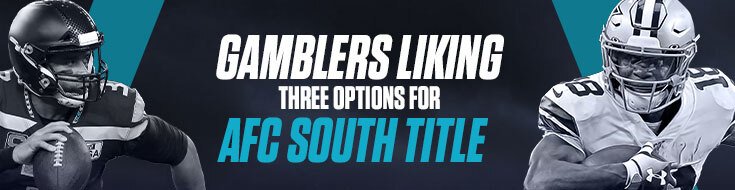 Gamblers Liking Three Options for AFC South Title