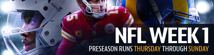 NFL Week 1 Preseason Runs Thursday Through Sunday