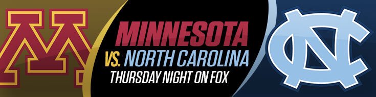 North Carolina Tar Heels vs. Minnesota Golden Gophers Betting Odds & Preview (08-29-2024)