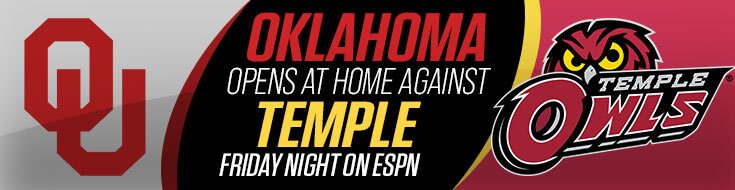 Temple Owls vs. Oklahoma Sooners NCAAF Betting Odds & Picks (08-30-2024)