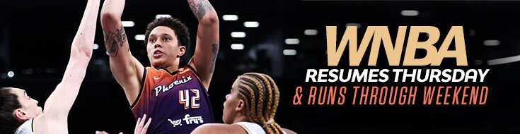 WNBA Resumes Thursday & Runs Through Weekend