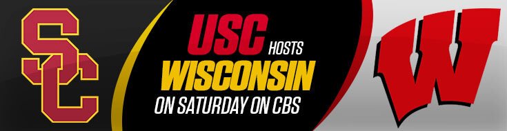 NCAA Football Betting Action Wisconsin Badgers vs. USC Trojans (09-28-2024)