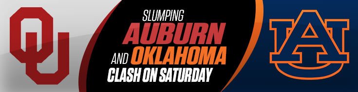 Oklahoma Sooners vs. Auburn Tigers NCAAF Betting Odds & Picks (09-28-2024)