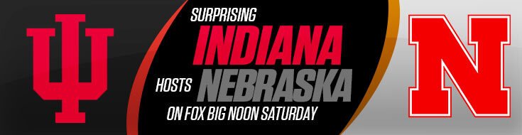 Nebraska Cornhuskers vs. Indiana Hoosiers NCAAF Betting Odds (10-19-2024)