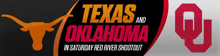 Texas Longhorns vs. Oklahoma Sooners NCAAF Best Betting Odds (10-12-2024)
