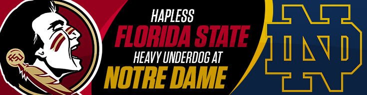 Florida State Seminoles vs. Notre Dame Fighting Irish Betting Odds (11-09-2024)
