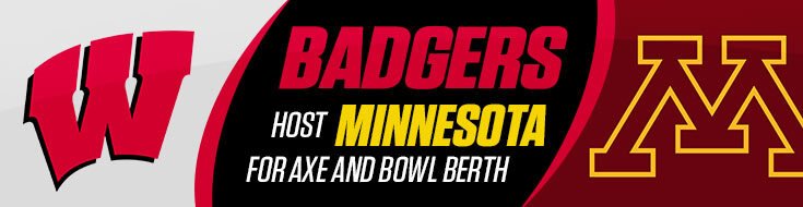 Minnesota Golden Gophers vs. Wisconsin Badgers NCAAF Betting Odds (11-29-2024)