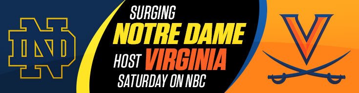 Virginia Cavaliers vs. Notre Dame Fighting Irish NCAAF Betting Odds (11-16-2024)