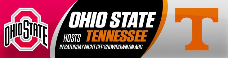 NCAA Football Playoff Tennessee vs. Ohio State Betting Lines (12-21-2024)