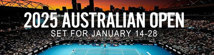2025 Australian Open Set For January 14-28